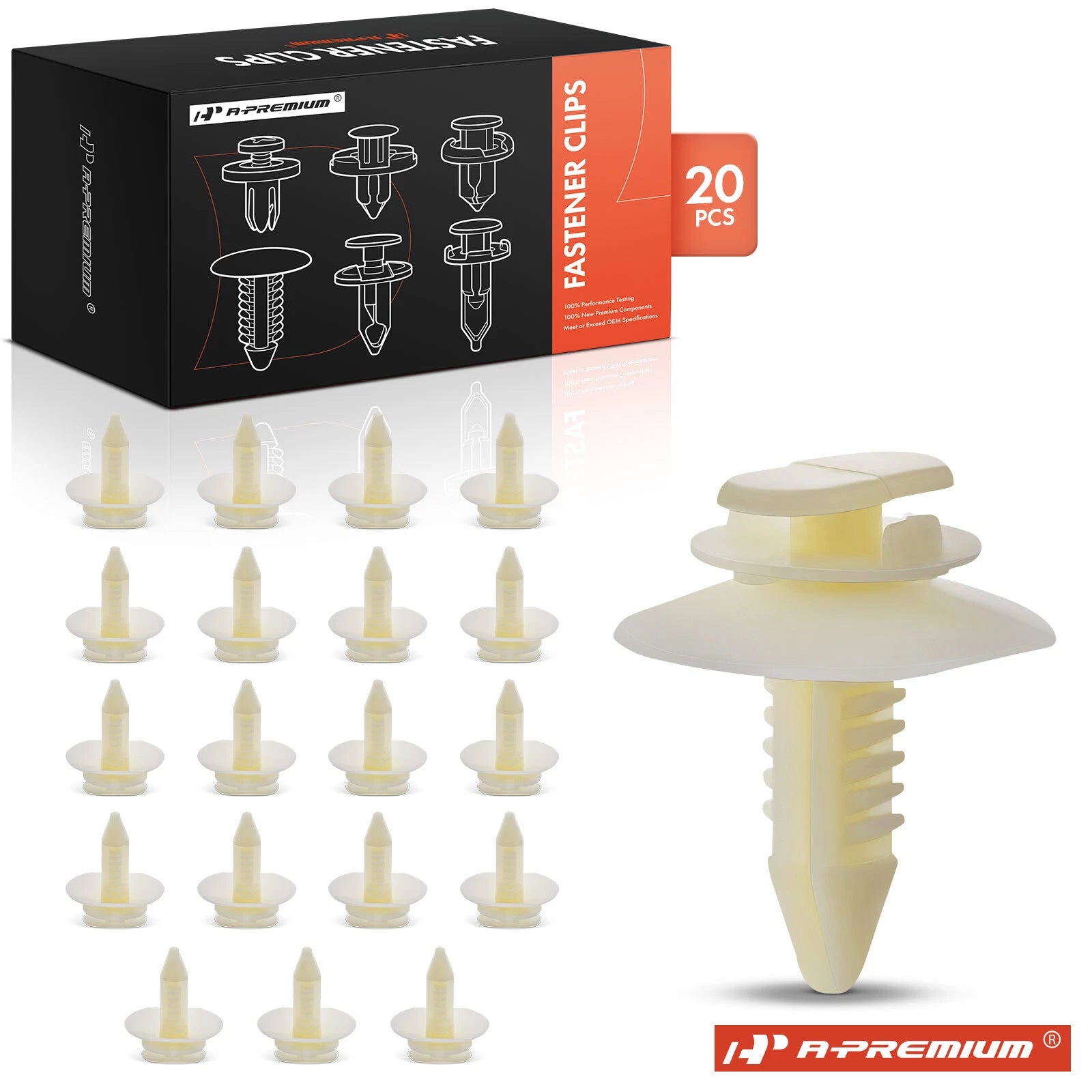 20x Nylon Door Trim Panel Retainers for Buick Cadillac