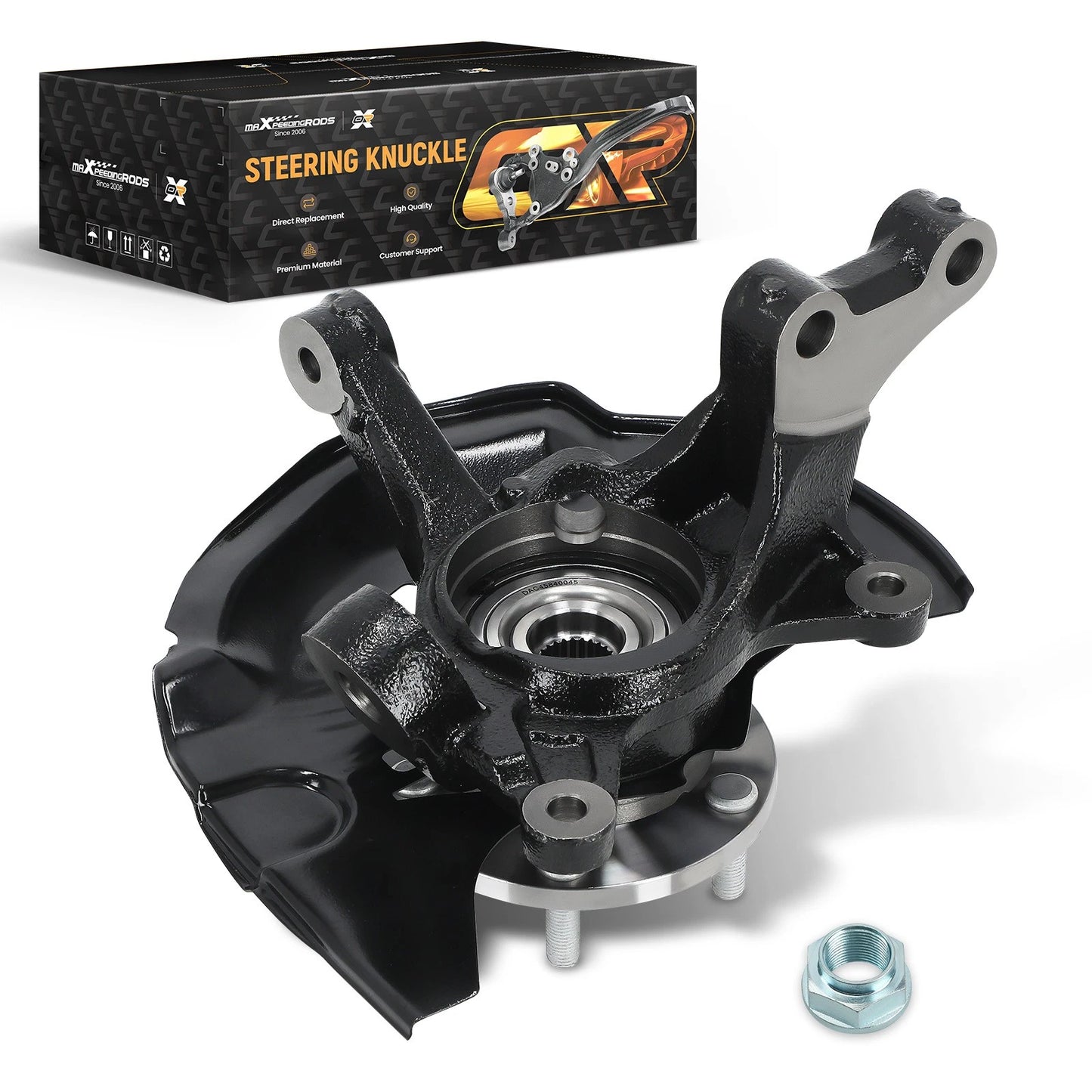 Front Left Steering Knuckle for Toyota Highlander (2008–2013)