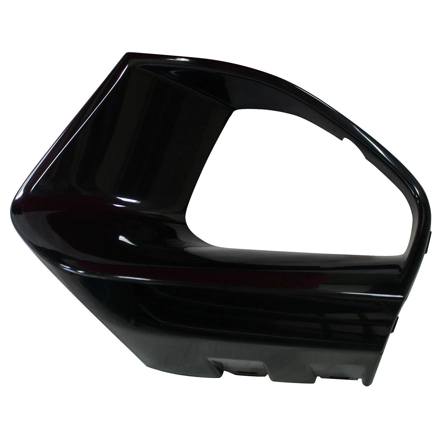 Replacement Black ABS Plastic Driver Side Bumper Cover Air Duct Bezel