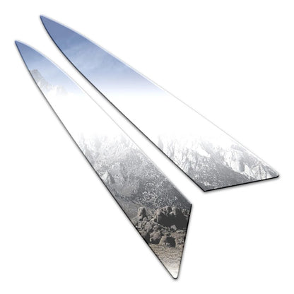 2pc Luxury FX Stainless Steel Front Vent Trim for 2018-2023 Toyota C-HR