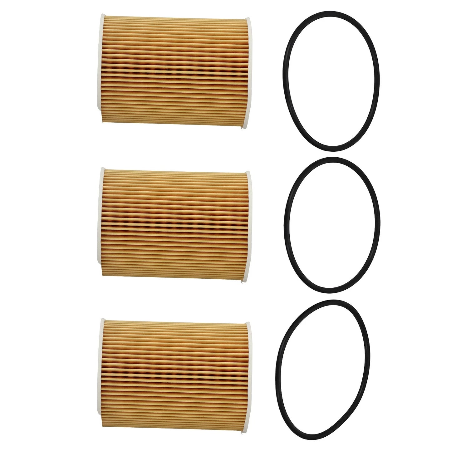 Engine Oil Filter Kit for Porsche 911 2009-2019 Cayenne 2008-2018 (3 Pack)