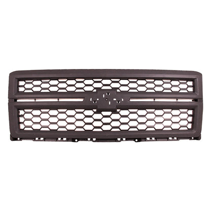 Replacement Black Textured Plastic Front Grille For 2014-2015 Chevy