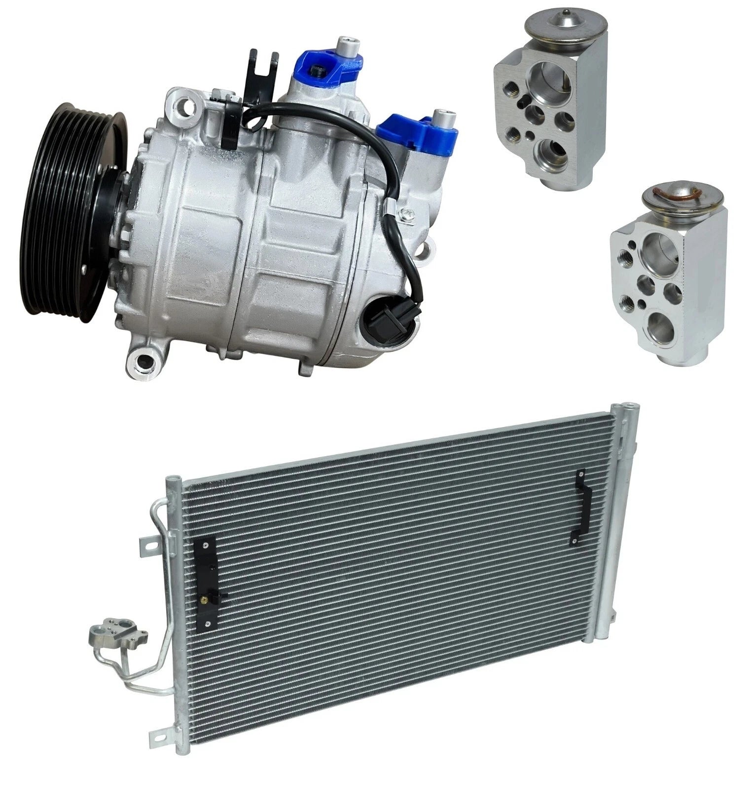 AC Compressor Kit With Condenser for Volkswagen Touareg 3.6L (2010–2018)