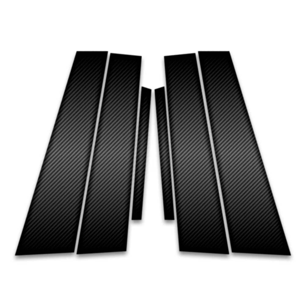 6pc Carbon Fiber Pillar Post Covers for 2010-2013 Acura ZDX - SRC0026