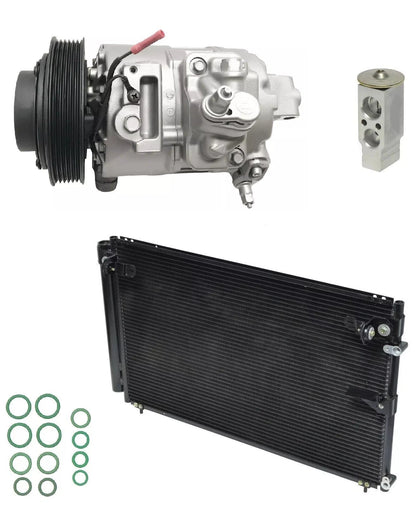 AC Compressor Kit With Condenser for Lexus LS430 4.3L V8 (2001–2006)