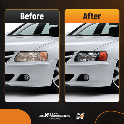 Headlamp Lens Cover Pair for Volvo XC60 (2009–2013) Polycarbonate