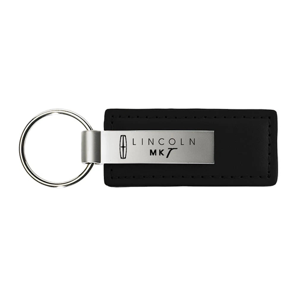 Black Leather Keychain KC1540.MKT - Officially Licensed for Lincoln MKT