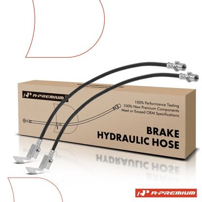2X Rear Inner Brake Hydraulic Hose for Chevy Silverado 3500 HD (2011–2012)
