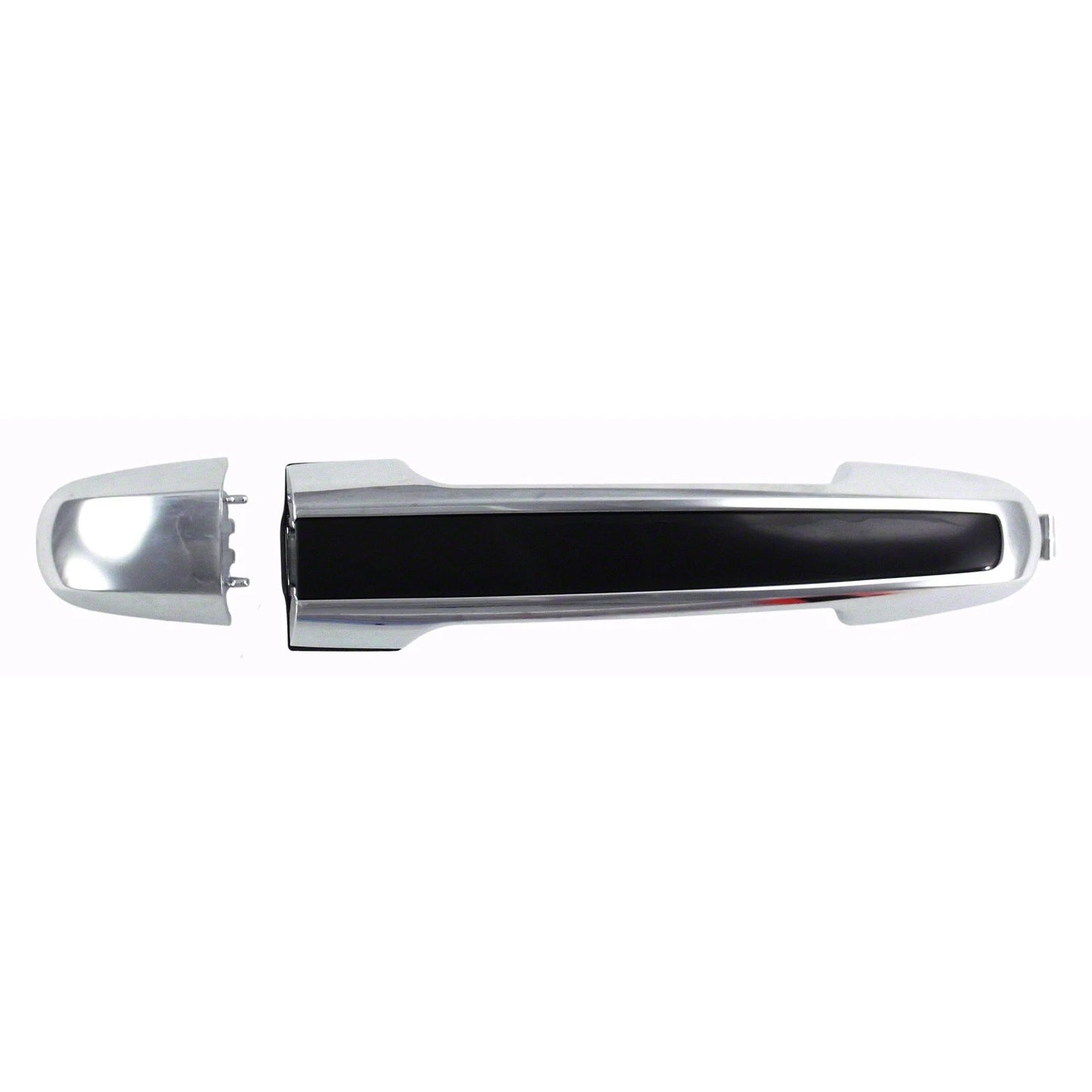 Replacement Black Chrome Plastic Driver/Passenger Side Rear Exterior Door Handle