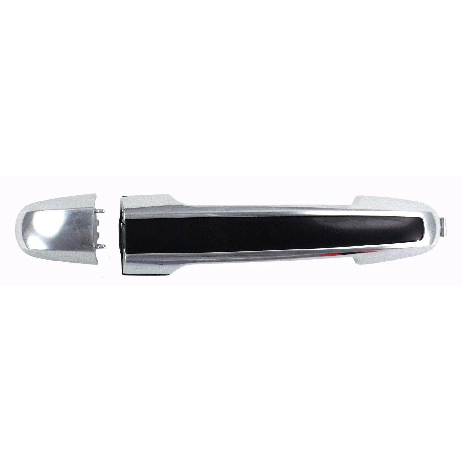 Replacement Black Chrome Plastic Driver/Passenger Side Rear Exterior Door Handle