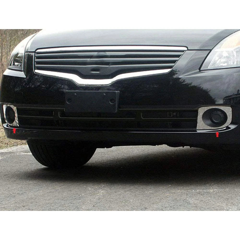 Luxury Chrome Front Light Surround 2pc for Nissan Altima (2007–2012)