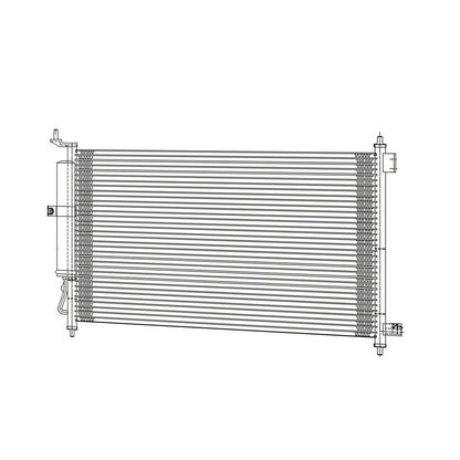A/C Condenser Replacement Repair Part for Nissan Cube (2009–2014)