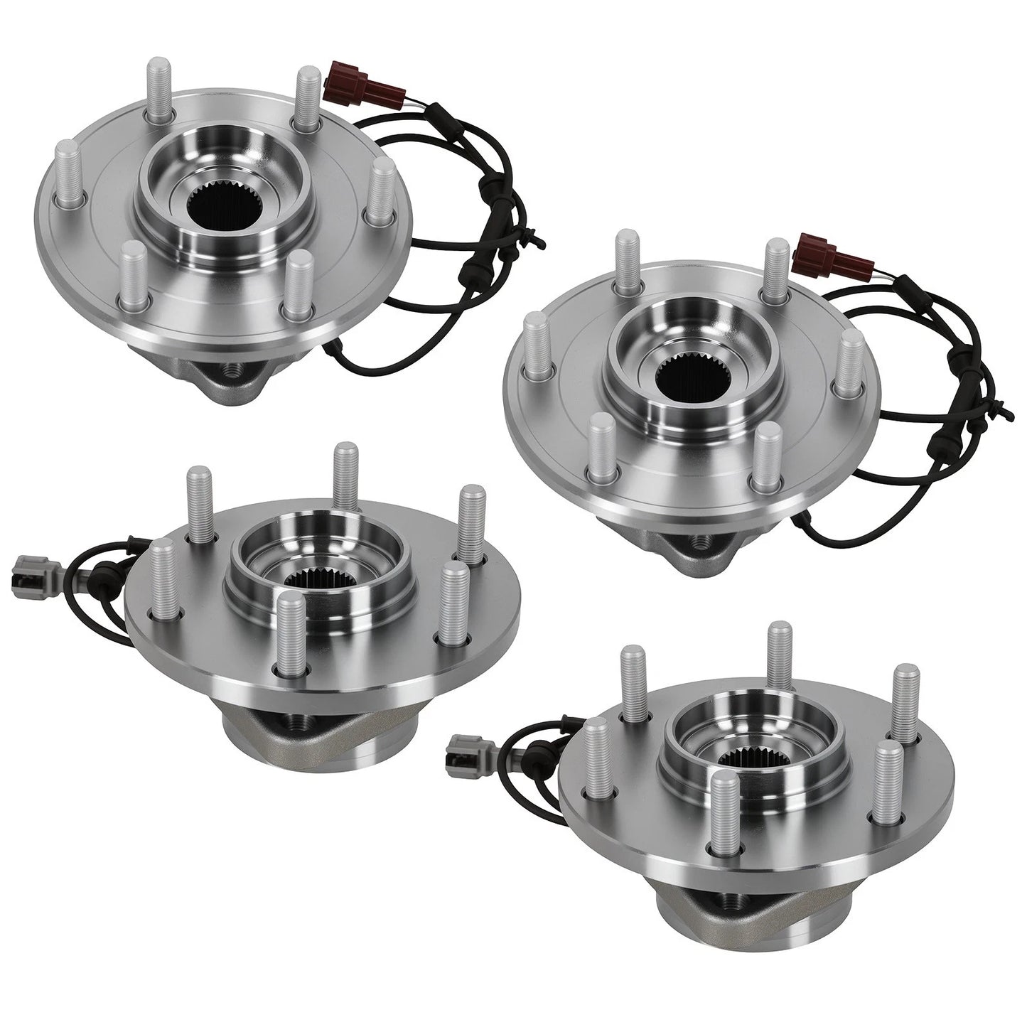 Front Left Wheel Bearing Hub Set for Infiniti QX56 Nissan Armada (2004-2007)