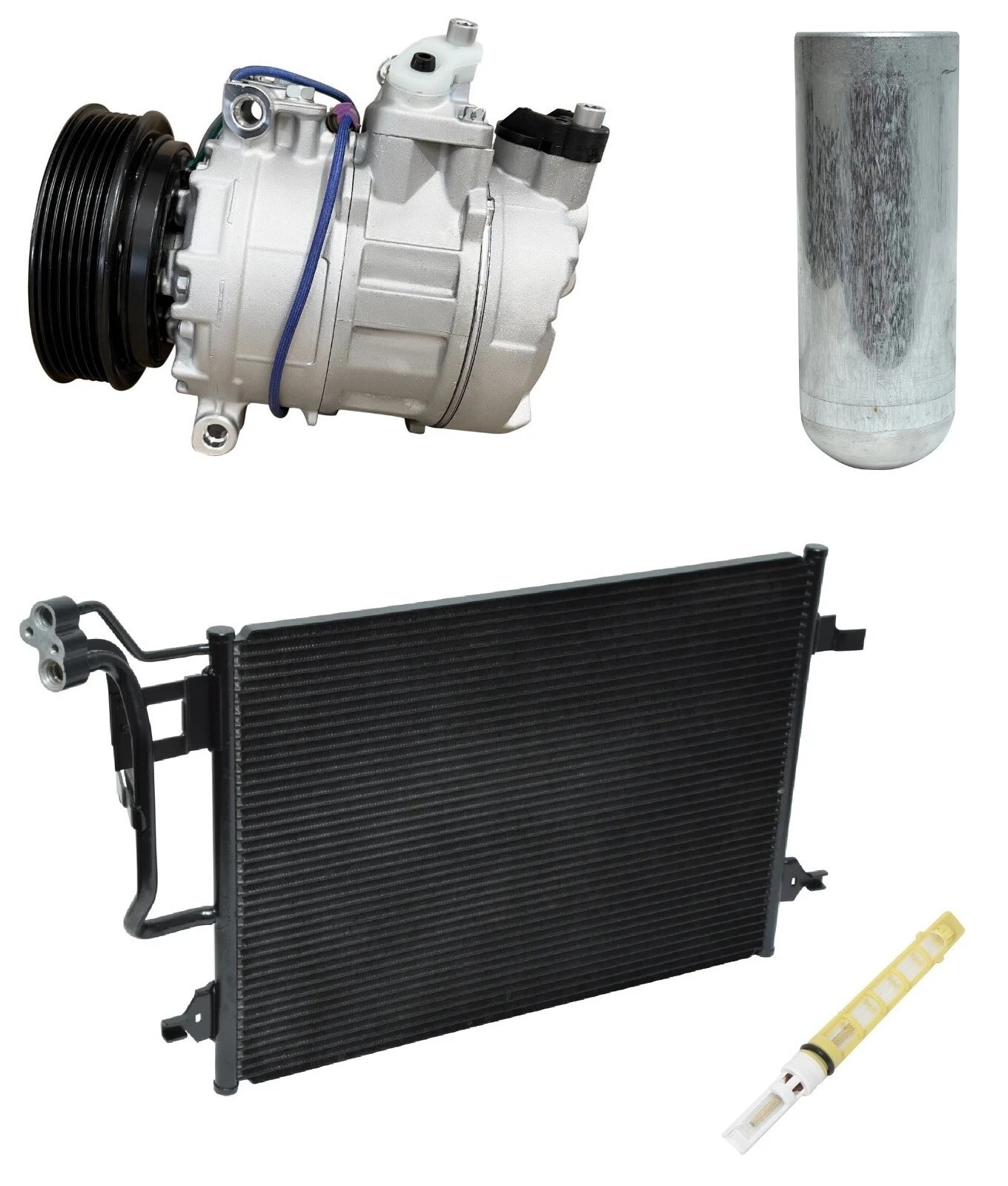A C Compressor Kit with Condenser for Volkswagen Passat 2.8L (2005–2005)