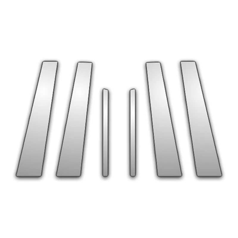 6Pc Chrome Pillar Post Covers for 09-15 Chevy Volt - Upgrade Your Auto P1625