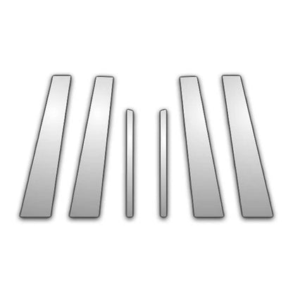 6Pc Chrome Pillar Post Covers for 09-15 Chevy Volt - Upgrade Your Auto P1625