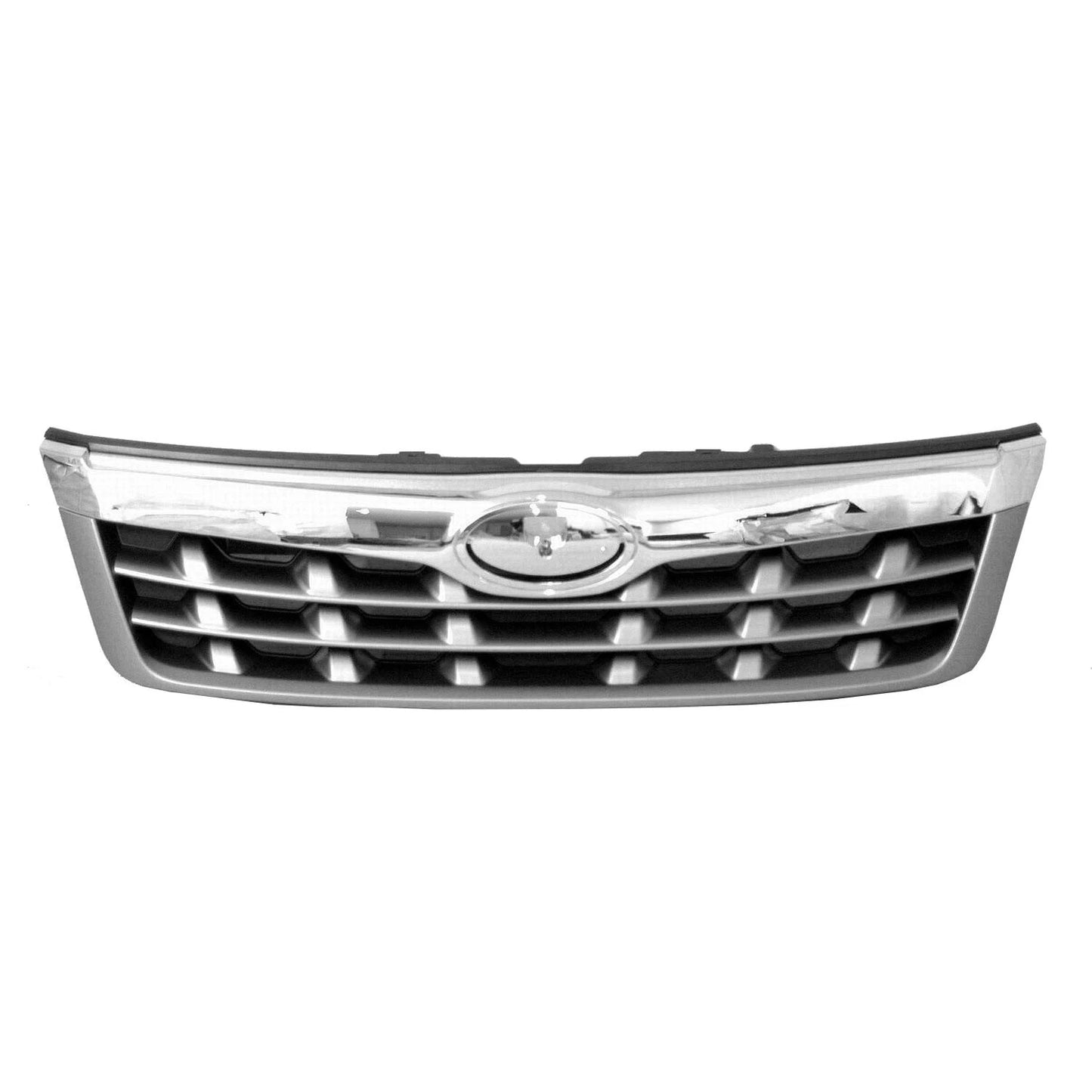 Replacement Silver Chrome ABS Plastic Front Grille For 2011-2013 Subaru Forester