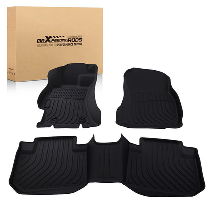 All Weather TPE Carpet Floor Mats for Subaru Forester (2014–2018) Black