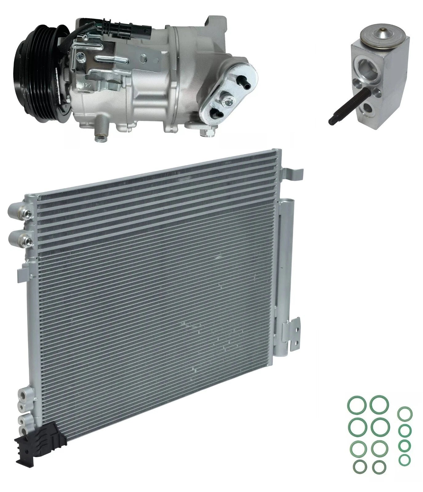 AC Compressor Kit With Condenser for Chevrolet Camaro 2.0L (2019–2019)