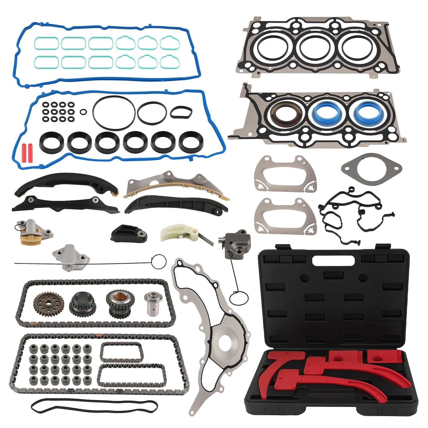 Head Gasket and Timing Chain Kit with Tools for Dodge Journey 2011–2014
