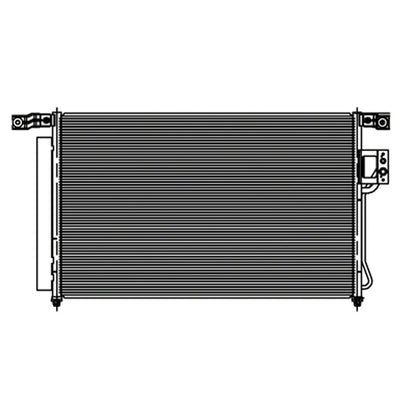 Replacement A/C Condenser w/Receiver Drier For 2007-2009 Hyundai Santa Fe