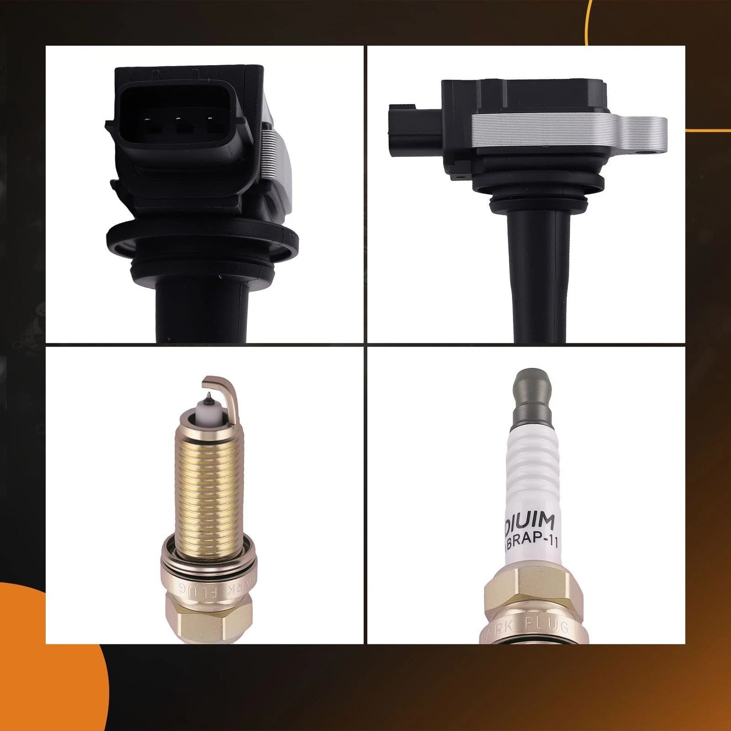 Ignition Coil Spark Plug Bundle for Nissan Sentra 2007–2009 (2.0L L4)