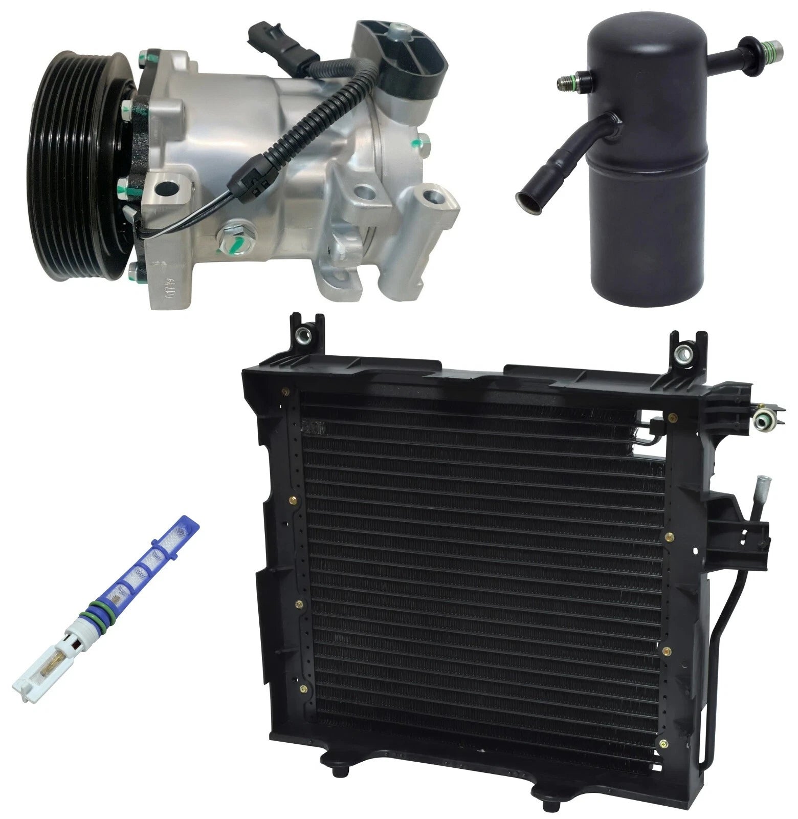 AC Compressor Kit With Condenser for Dodge Dakota 5.9L (1998–1999)