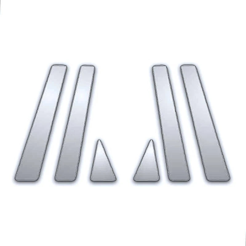 6Pc Chrome Pillar Post Covers Replacement for Mazda CX-7 (2007–2012)