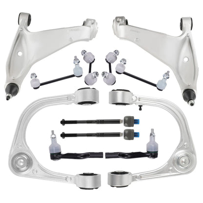 12 Piece Front Upper/Lower Control Arms & Ball Joints for Cadillac CTS (2008–2014)