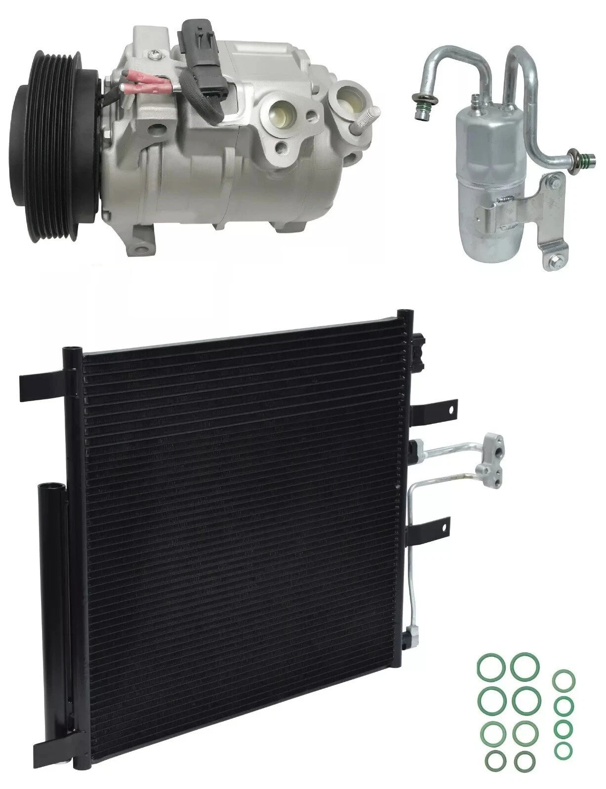 AC Compressor Kit with Condenser for Dodge Ram 4000 5.7L (2009–2009)