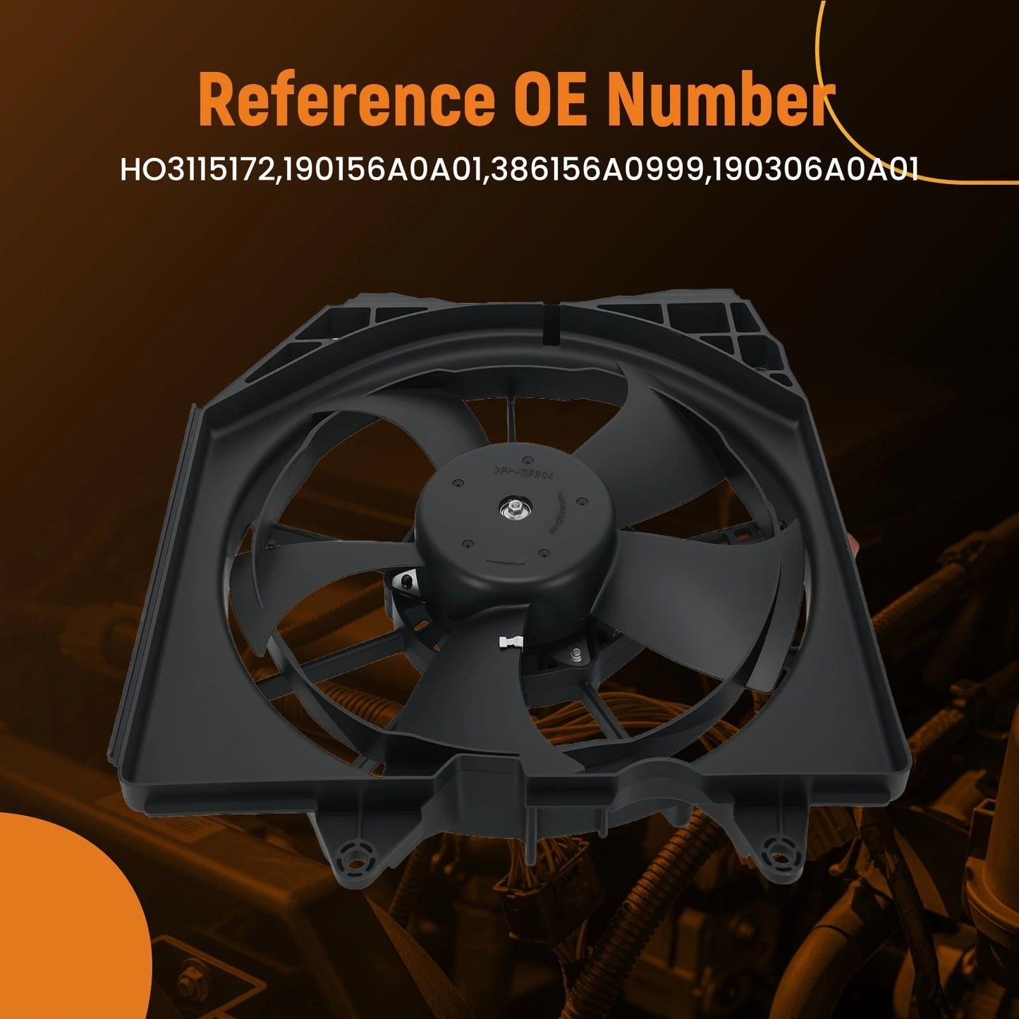 Cooling Fan Assembly for Honda Accord (2018–2021)