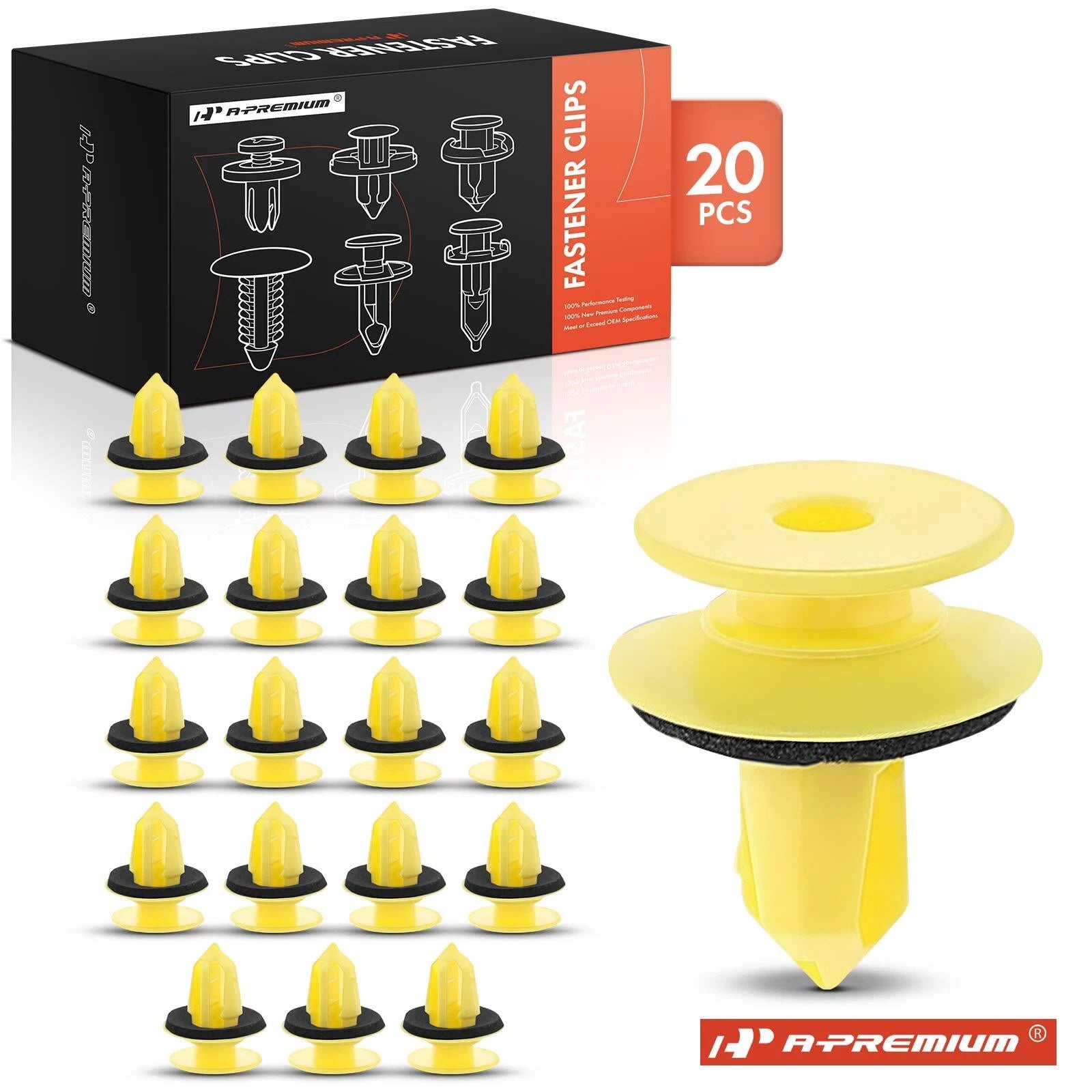 20Pcs Nylon Door Trim Panel Retainer Clips for Chevy GMC