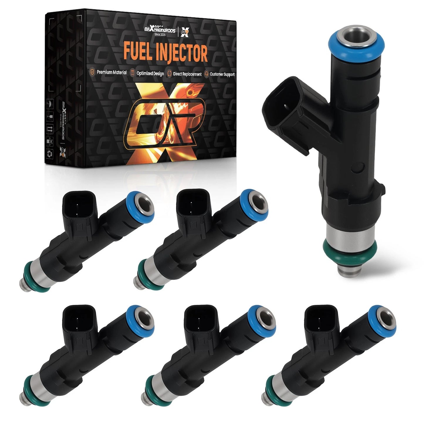 Fuel Injectors for Ram 1500 Dodge Durango Jeep Cherokee (3.7L) (2002–2013)