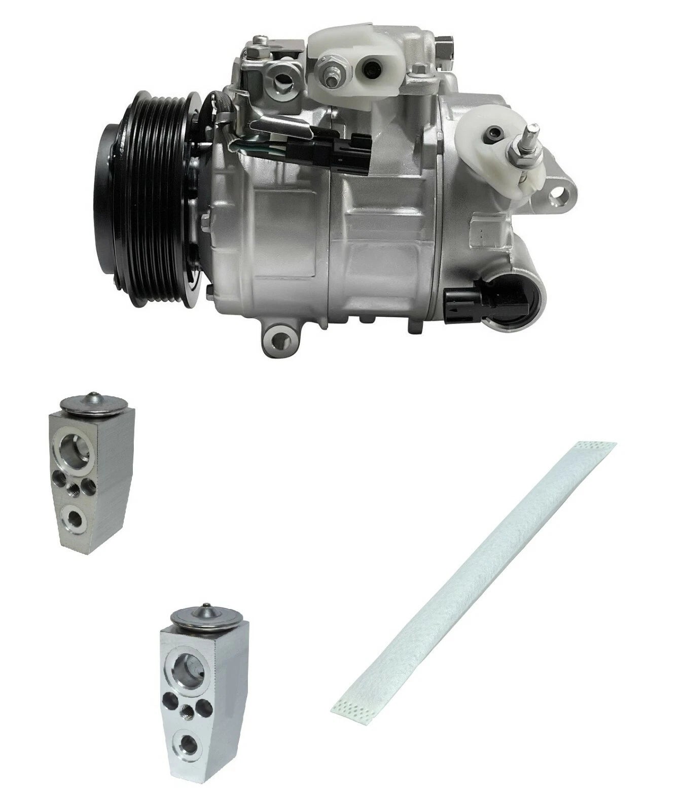 AC Compressor Kit Replacement for Ford Police Interceptor Utility 3.7L (2019)