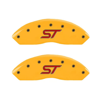 Caliper Covers Set of 4 Yellow ST for Ford Edge (2019–2020)
