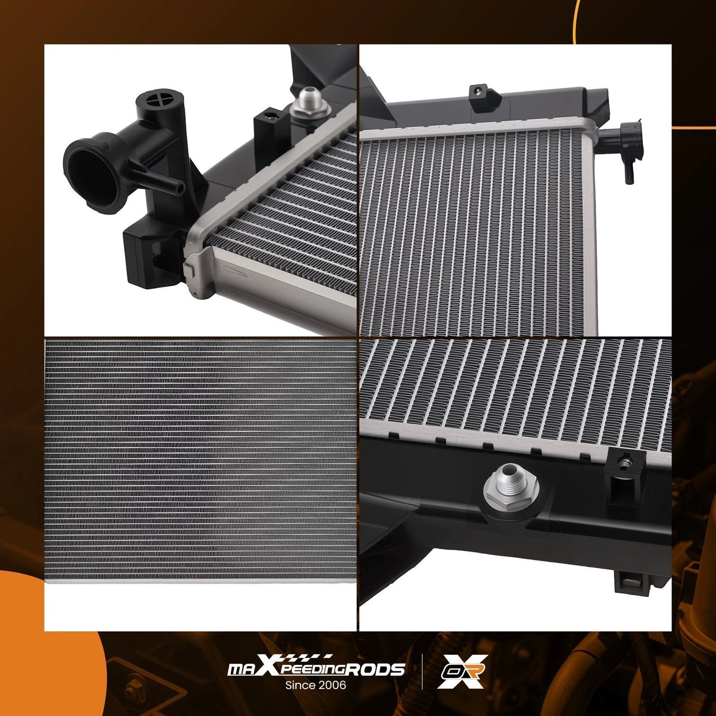 Aluminum Radiator for Kia Sorento 2.4L 3.3L (2007–2009)
