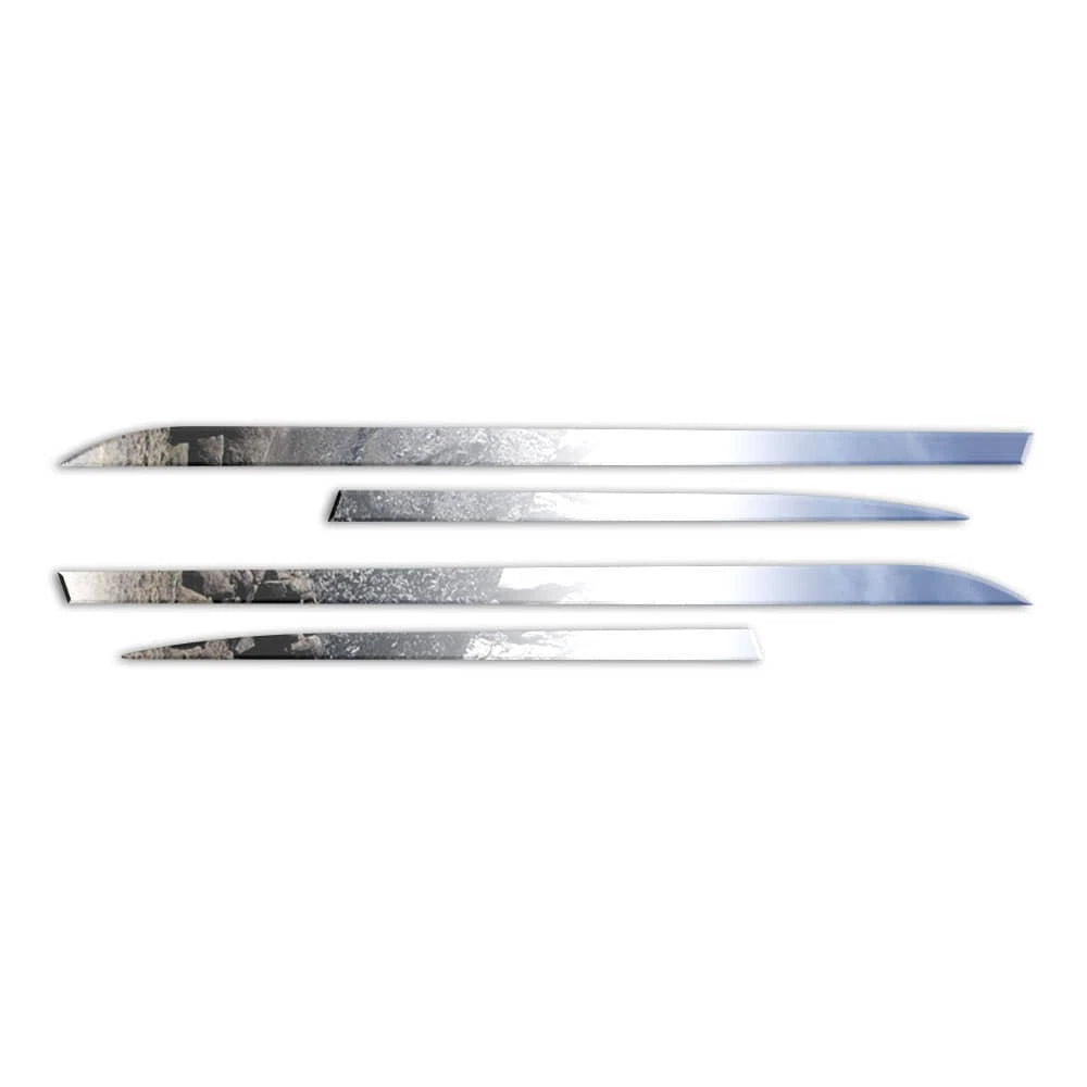 Diamond Grade 4pc 1 1/2" Angled Lower Accent Trim for 2015-2024 Ford Edge