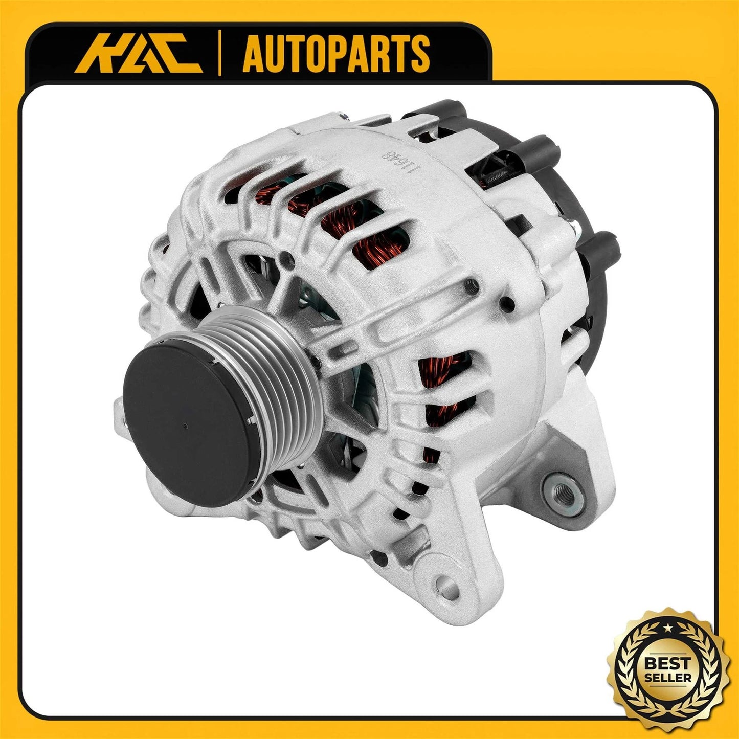 Alternator for Nissan Rogue (2015–2020) L4 2.5L 120 Amp 12 Volt
