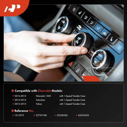 4WD Selector Control Switch for Chevy Silverado 1500 (2007–2019)
