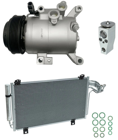 A/C Compressor Kit With Condenser for Mazda 6 2.5L (2014–2014)