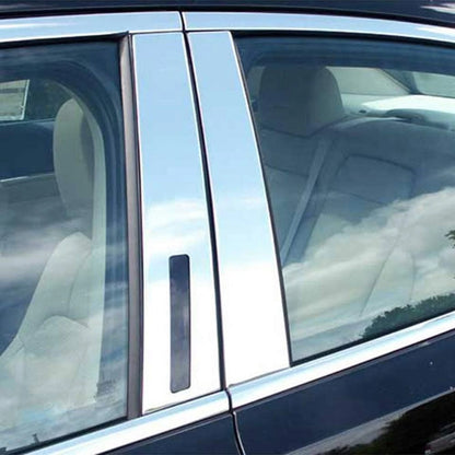 Chrome Pillar Post Set 4pc Luxury FX for Lincoln MKS (2009–2016)