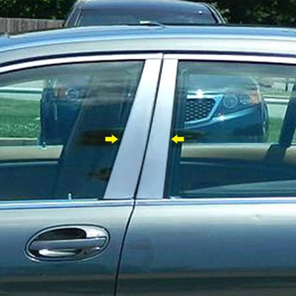 Luxury Chrome Pillar Post Trim 4pc for BMW 7 Series (2002–2008)