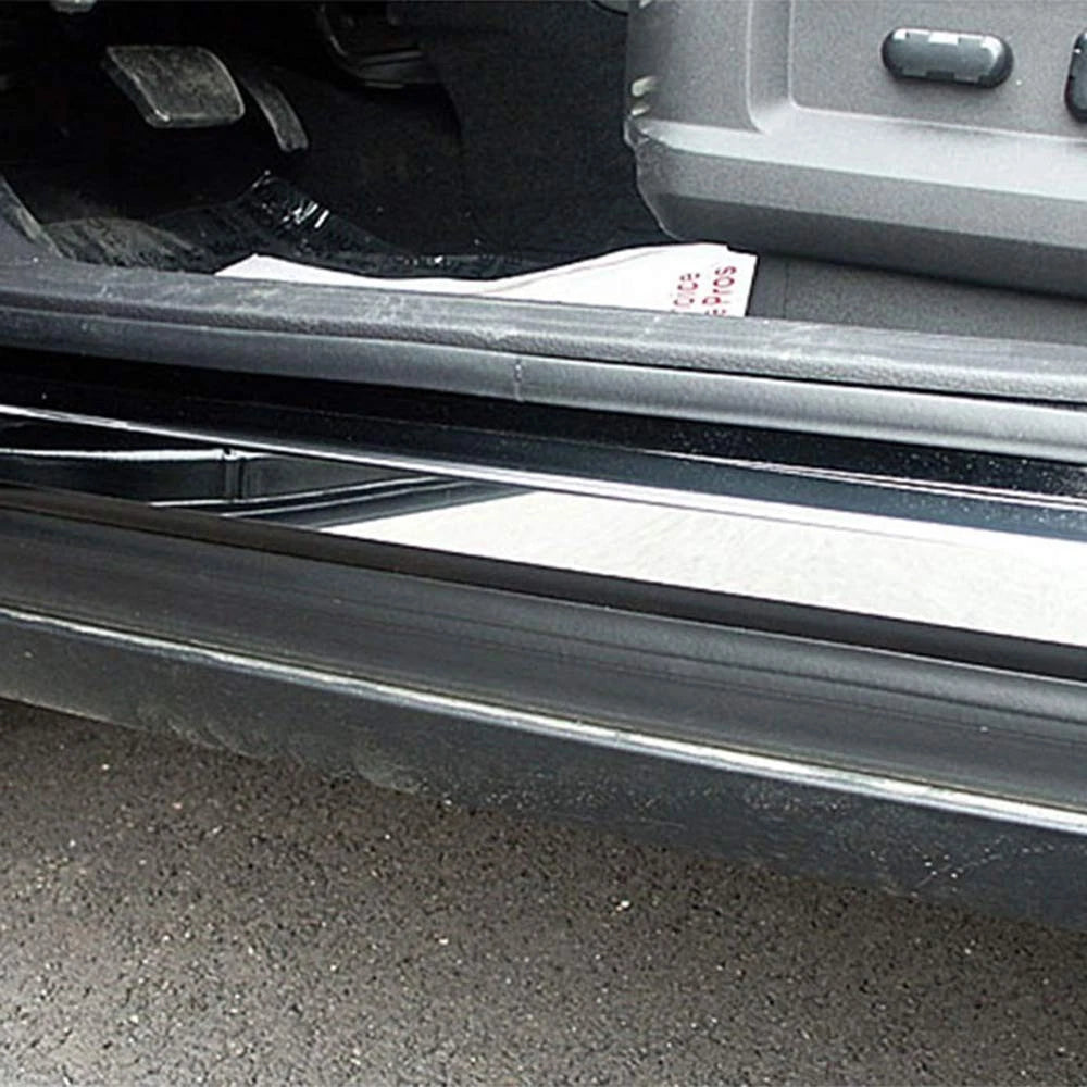 4pc Luxury Stainless Steel Door Sill Trim for Lincoln MKX (2007–2013)