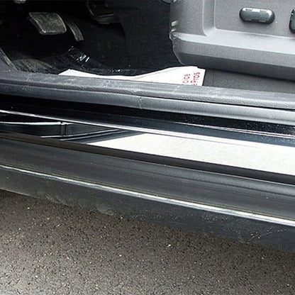 4pc Luxury Stainless Steel Door Sill Trim for Lincoln MKX (2007–2013)