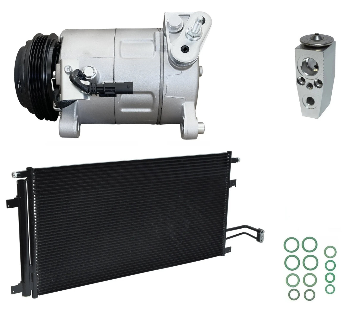 AC Compressor Kit With Condenser for Chevy Tahoe 5.3L 6.2L (2017–2020)