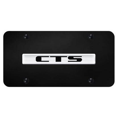 Chrome Name on Black License Plate - Officially Licensed for Cadillac CTS