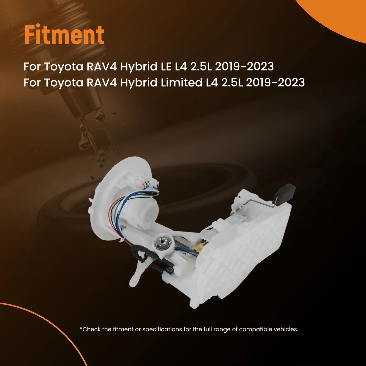 Fuel Pump Module for Toyota RAV4 Hybrid (2019–2023) L4 2.5L