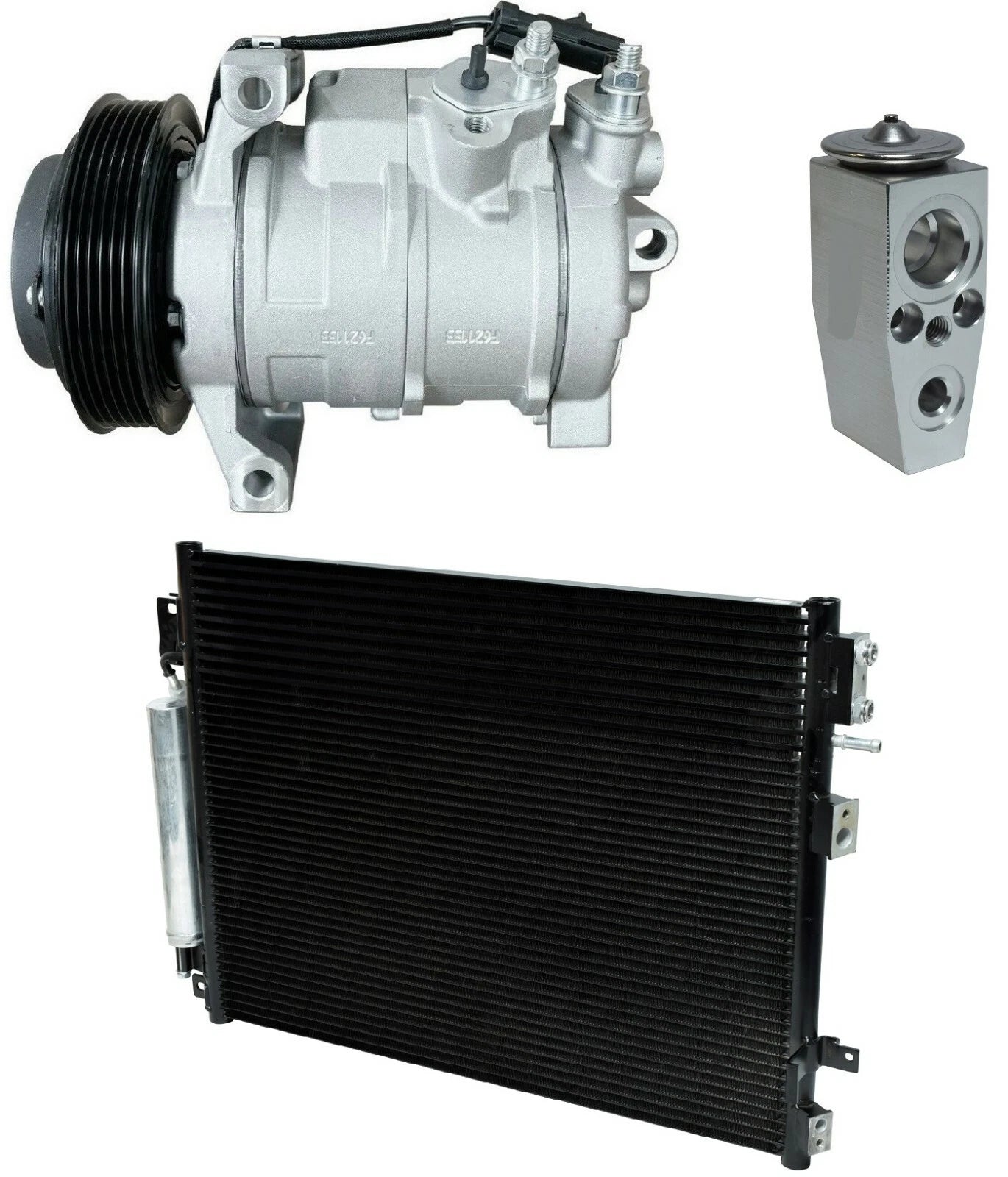 A/C Compressor Kit With Condenser for Dodge Challenger 6.4L (2012–2014)