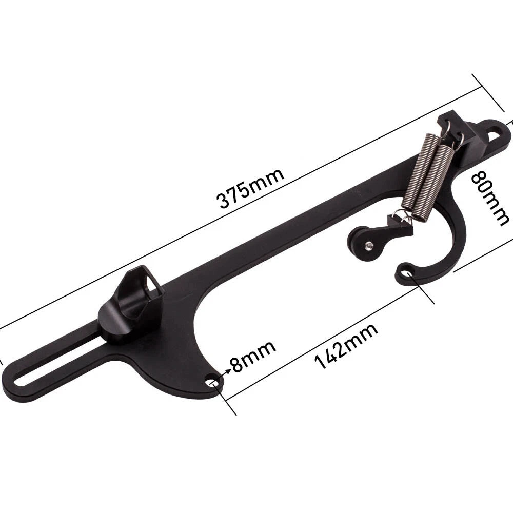 Aluminum Throttle Cable Carb Bracket Kit for Chevy 350 SBC (1969–1970)