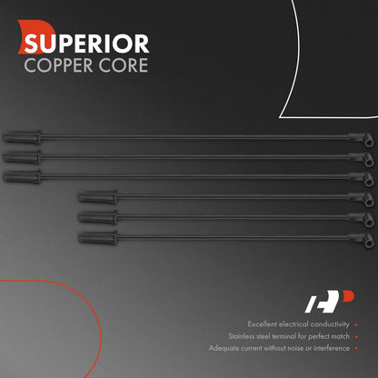 6X Spark Plug Wire Set for Buick Century Chevrolet Malibu